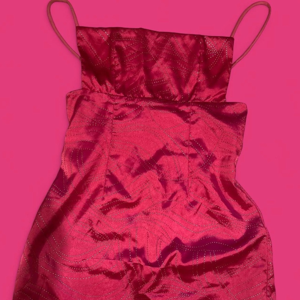 Lucy in the Sky Fuchsia Satin Slip